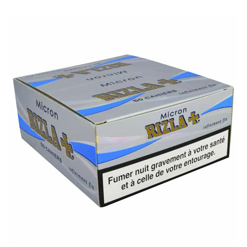 RIZLA+ MICRON 2x25 CAHIERS -
COURTE -(50 cahiers / 2x25)