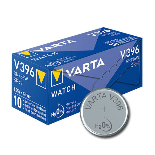 BUTTON BATTERIES V396 - BOX OF 10
 BATTERY
