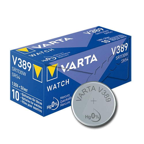 BUTTON BATTERIES V389 - BOX OF 10
 BATTERY
