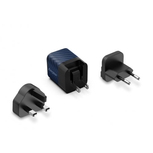 ENERGIZER WALL CHARGER 20W MULTI OUTLET BLUE