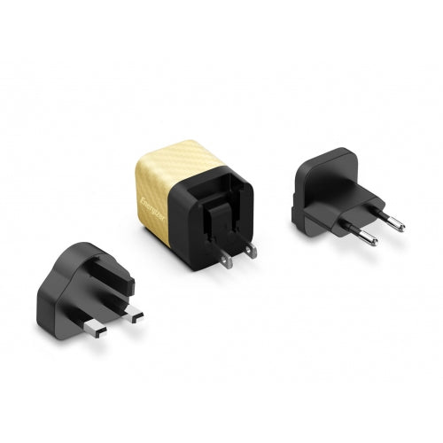 ENERGIZER WALL CHARGER 20W MULTI OUTLET GOLD