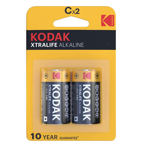 KODAK XTRALIFE ALKALINE C LR14
BLIST 2