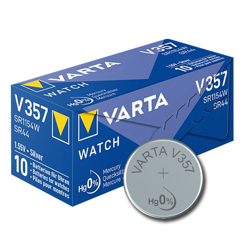 BUTTON BATTERIES V357 - BOX OF 10
 BATTERY