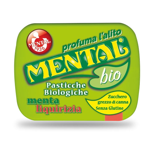 MENTAL DRAGEES ORGANIC MINT
 LICORICE