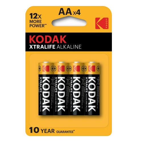 KODAK XTRALIFE ALKALINE AA LR06
 BLIST 4