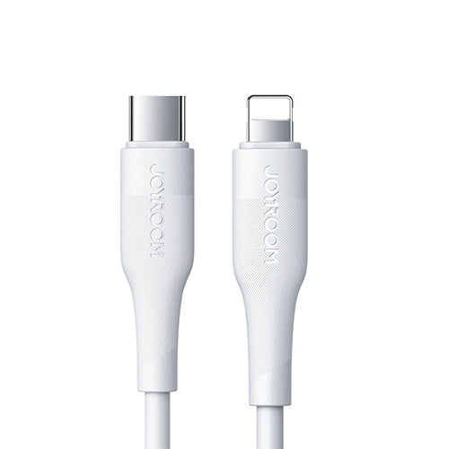 JOYROOM USB TYPE C - LIGHTNING POWER DELIVERY CABLE 20W 2.4A S-02524M3 WHITE