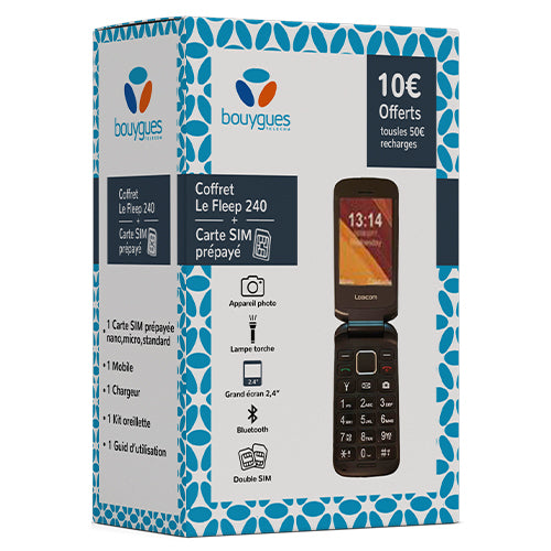 PACK BOUYGUES COFFRET MOBILE LE FLEEP 240 NOIR