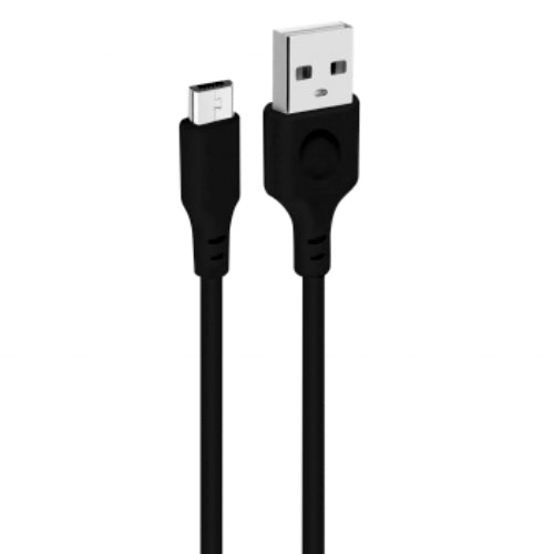 CABLE DATA MICRO USB 2A 1 METRE TECH LINE NOIR