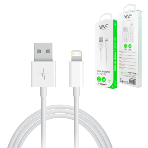 DISPLAY 30 LIGHTNING USBC AND MICRO USB CABLES WHITE