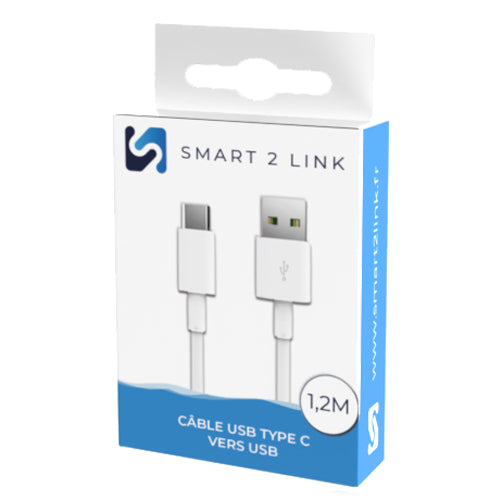 CABLE TYPE C VERS USB - 2M SMART 2 LINK