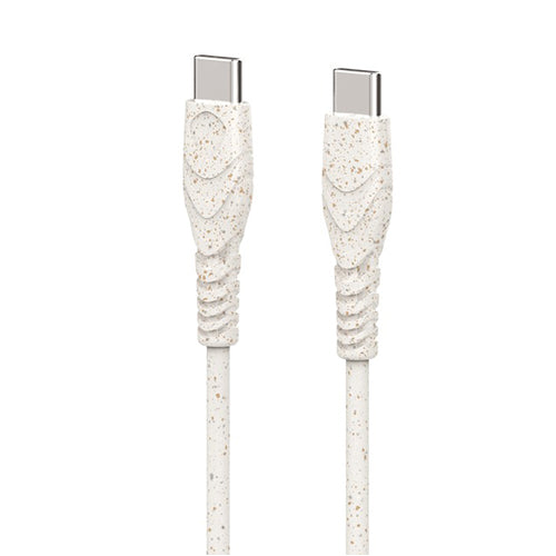 EASY TO GO GREEN CABLE USB-C USB-C 1M BLANC
