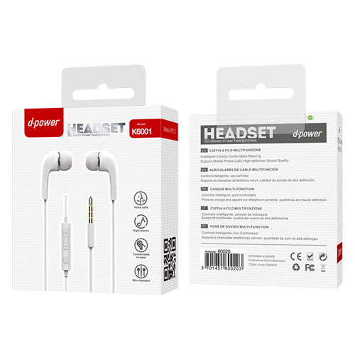 D-Power Ecouteur S3 K6001