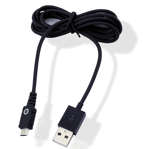 MUVIT SPRING STRAIGHT CHARGING AND SYNC CABLE 2.1A USB/MICRO-USB 3M BLACK