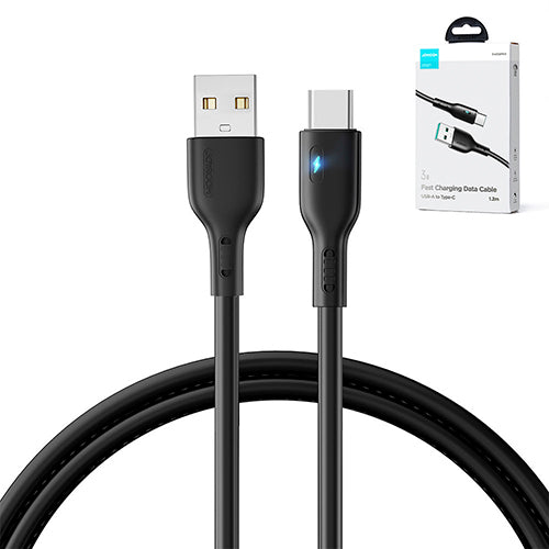 CÂBLE USB - USB C 3A 1,2M JOYROOM S-UC027A13 - NOIR