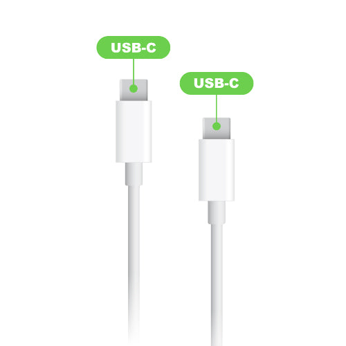 CHARGING &amp; SYNCHRO CABLE USB-C TO USB-C 3A 1M - WITHOUT BLISTER