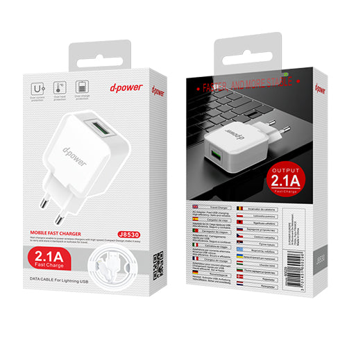 D-Power J8230 European Plug Adapter