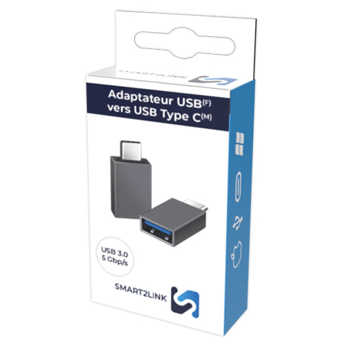 ADAPTATEUR USB VERS TYPE C SMART 2 LINK