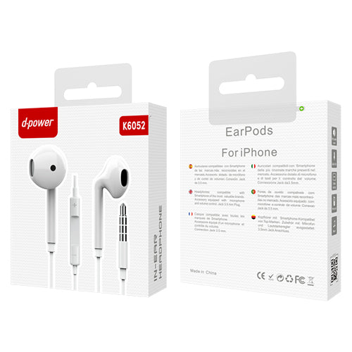 D-Power iPhone 6 Earphone K6052