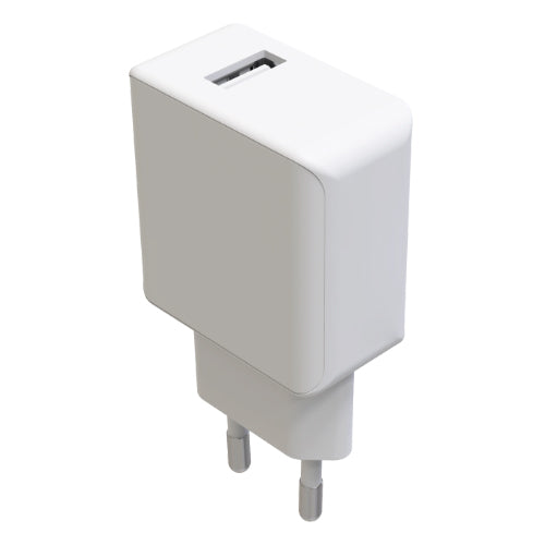 CHARGEUR SECTEUR 2,1A 5V 1 USB BLANC - WAVE