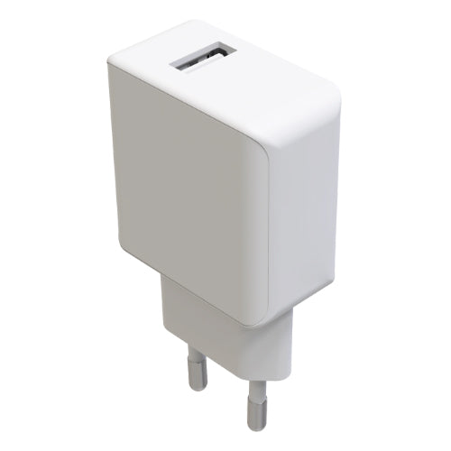 MAINS CHARGER 2.1A 5V 1 USB WHITE - WAVE