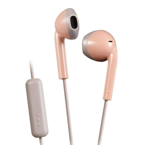 JVC EARBUDS MIC &amp; REMOTE HA-F19M-PT POWDER PINK