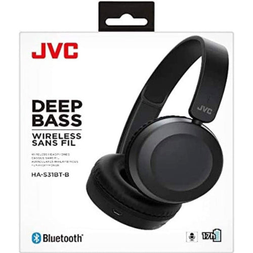 JVC DEEP BASS WIRELESS SANS FIL HAS31BT-B Noir