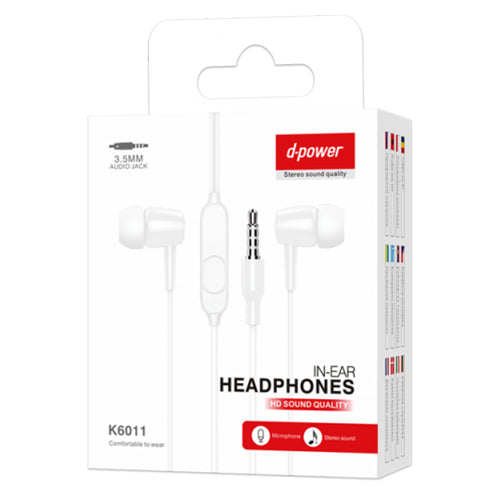 D-Power K6011 In-Ear Headphones