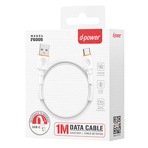 D-Power Type C Cable 1m 3A F6005