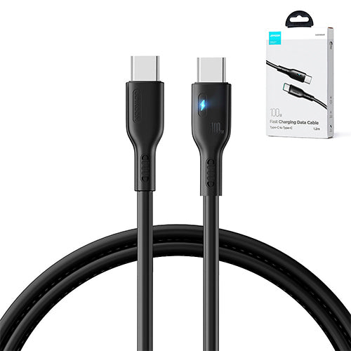 USB C CABLE - USB C 100W 1.2M JOYROOM S-CC100A13 - BLACK