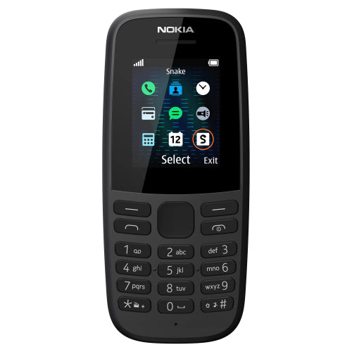 SFR NOKIA 105 4TH EDITION MOBILE PACK + SIM CARD WITH €10 CREDIT