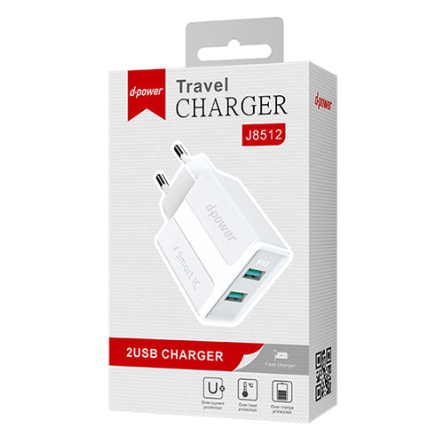 D-Power 2-port USB power outlet J8512