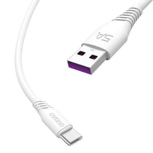 DUDAO USB / USB TYPE C CABLE 5A L2T 1M WHITE