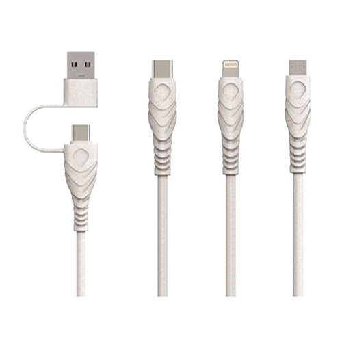 EASY TO GO GREEN CABLE 5 IN 1 1M WHITE