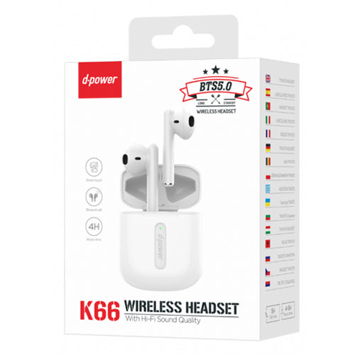D-Power Plus K66 Wireless Headphones