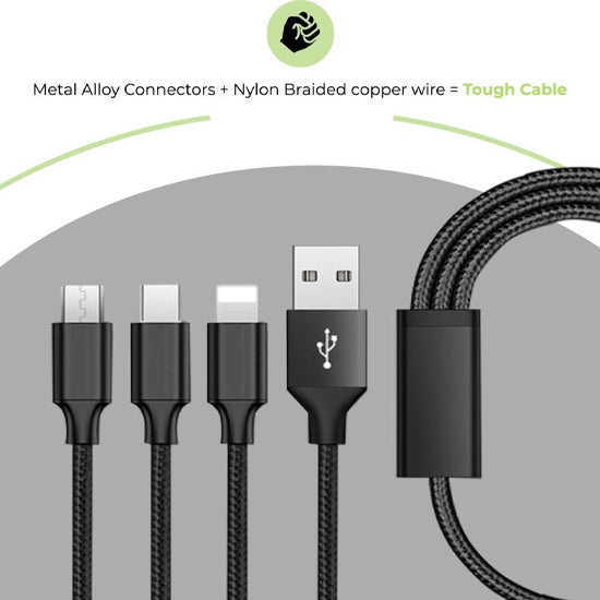 3IN1 LIGHTNING-MICRO-TYPE C XSSIVE CABLE