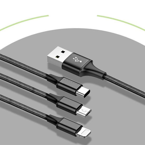 3IN1 LIGHTNING-MICRO-TYPE C XSSIVE CABLE