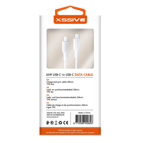 CÂBLE TYPE-C / TYPE-C TPE 2M XSSIVE