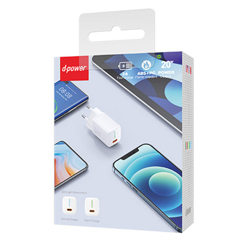 D-Power Type C socket 20W + LED J8543