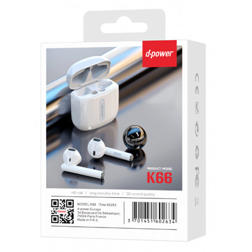 D-Power Plus K66 Wireless Headphones