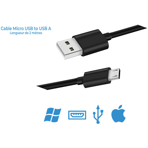 CABLE MICRO USB VERS USB SMART 2 LINK