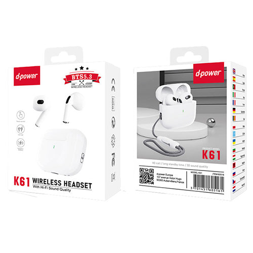 D-Power K61 Wireless Headphones