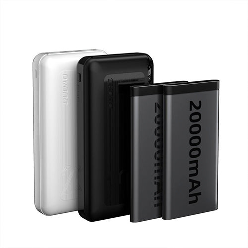 DUDAO POWERBANK 20000 MAH POWER DELIVERY 20 W QUICK CHARGE 3.0 2X USB / USB TYPE C K12PQ - BLACK