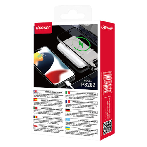 D-Power Power Bank 10000 MAH Magsafe P8282