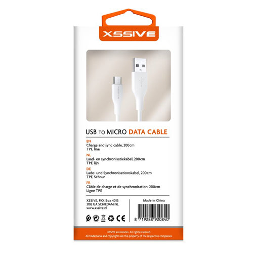 MICRO USB CABLE TPE 2M XSSIVE