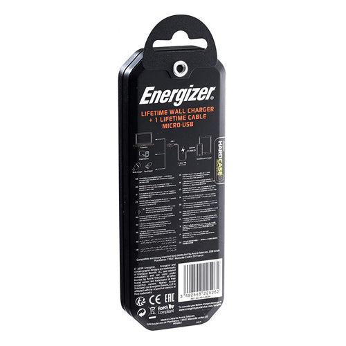 ENERGIZER CHARGEUR MURAL LW 1A EU + CÂBLE MICRO USB NOIR