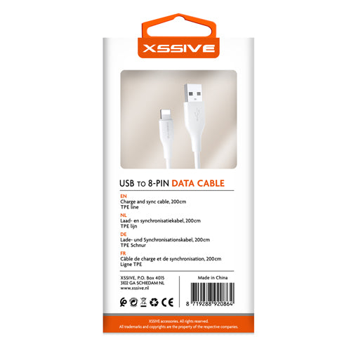 LIGHTNING CABLE TPE 2M XSSIVE