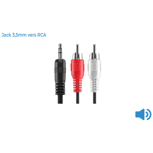 3.5MM JACK TO RCA 2F RCA SMART 2 LINK