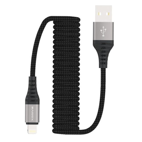 XSSIVE SPRING STRETCHABLE CABLE TO IPHONE 1.5M