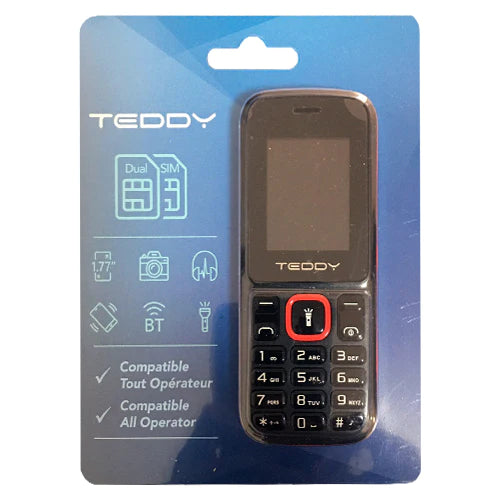 TEDDY DUAL SIM PHONE BLACK