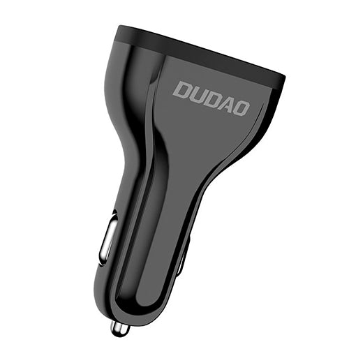 DUDAO UNIVERSAL CAR CHARGER 3X USB QUICK CHARGE QC3.0 2.4A 18W R7S - BLACK